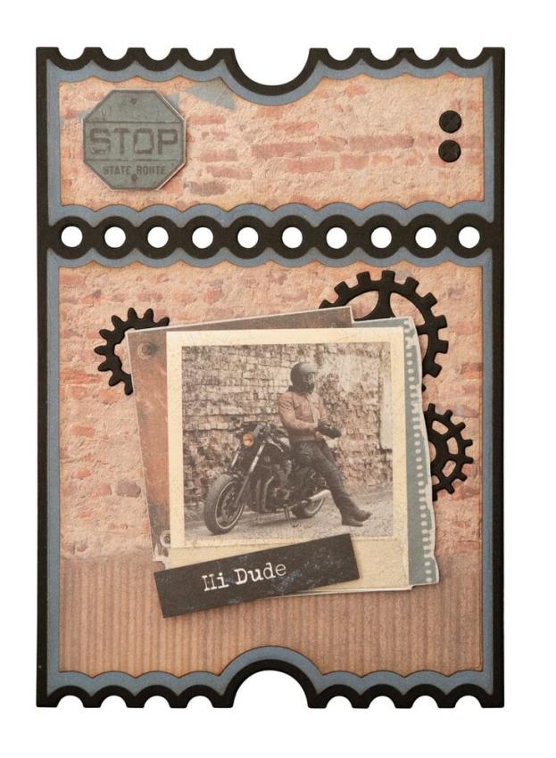 Studio Light - Stanzschablone "Gears & Ticket" Dies