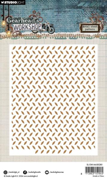 Studio Light - Schablone "Metal Sheet Pattern" Stencil  