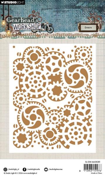 Studio Light - Schablone "Gears" Stencil  