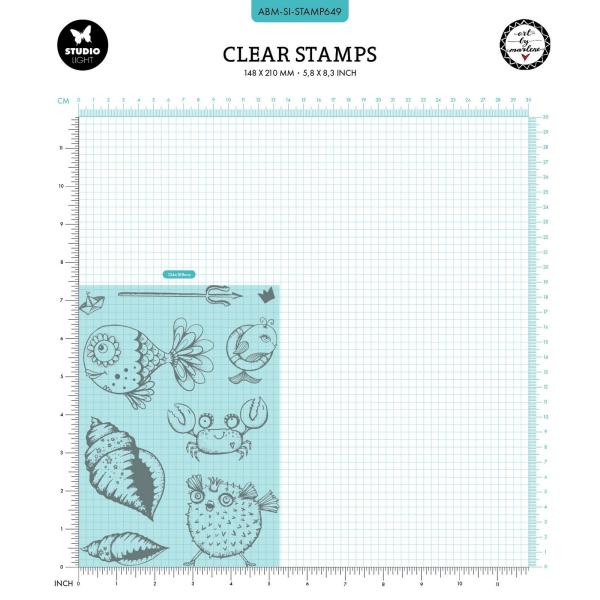 Studio Light - Stempelset "Underwater party" Clear Stamps Design by Art by Marlene