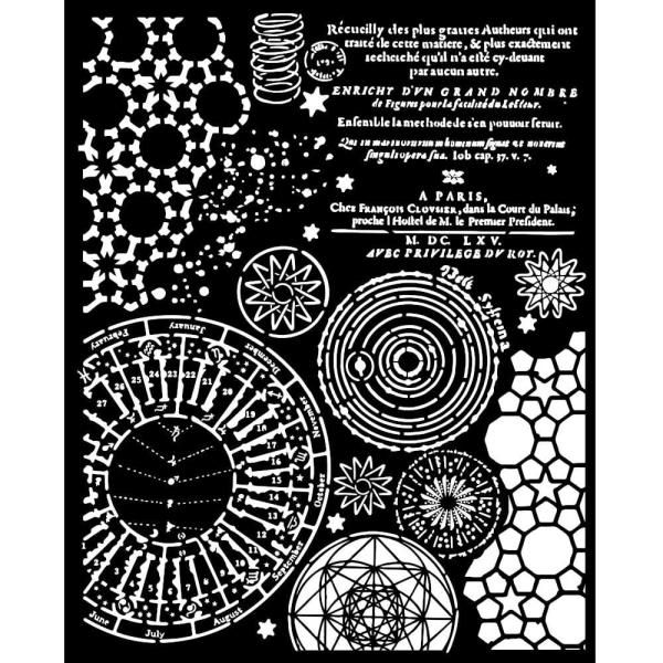 Stamperia - Schablone 20x25cm "Macrocosm Mixed Patterns" Stencil