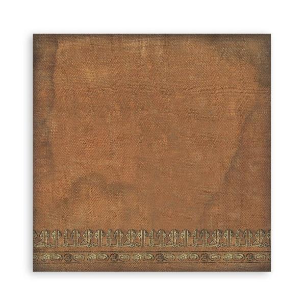 Stamperia - Designpapier "Land of Pharaohs Backgrounds" Paper Pack 8x8 Inch - 10 Bogen