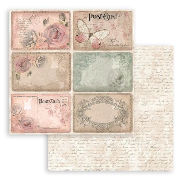 Stamperia - Designpapier "Shabby Rose" Paper Pack 8x8 Inch - 10 Bogen