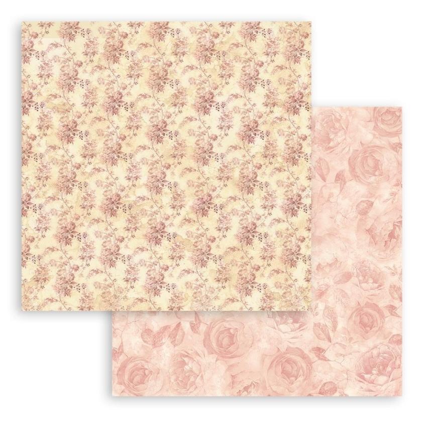 Stamperia - Designpapier "Shabby Rose" Paper Pack 8x8 Inch - 10 Bogen