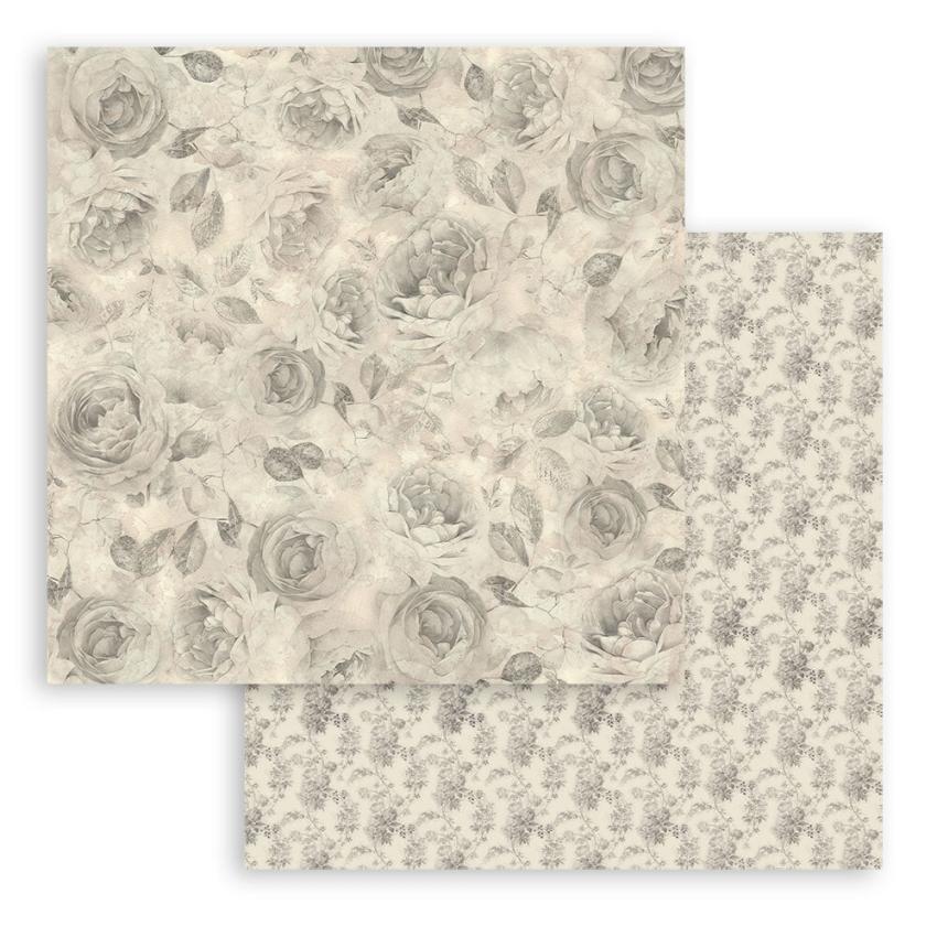 Stamperia - Designpapier "Shabby Rose" Paper Pack 8x8 Inch - 10 Bogen