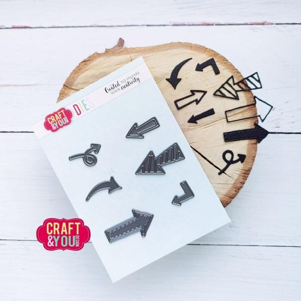 Craft & You Design - Stanzschablone "Arrows" Dies