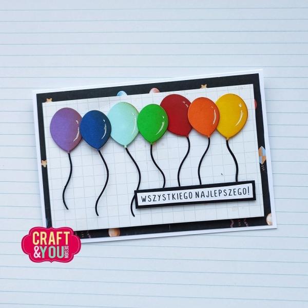 Craft & You Design - Stanzschablone "Balloons" Dies