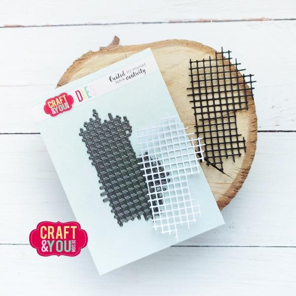 Craft & You Design - Stanzschablone "Checkered Backround" Dies