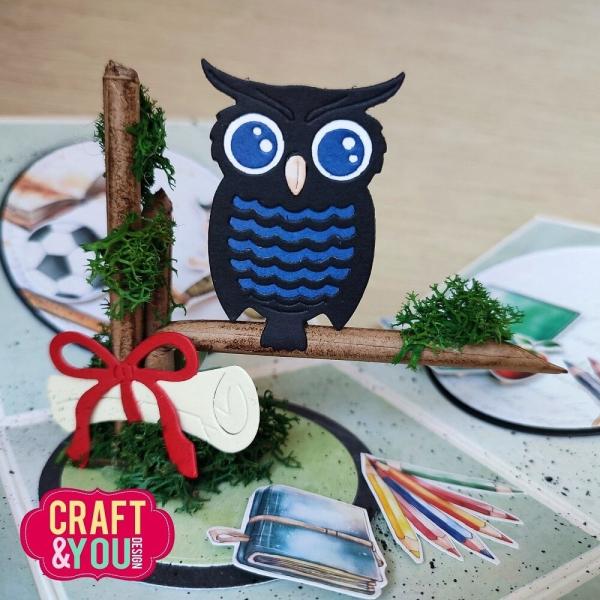 Craft & You Design - Stanzschablone "Owl" Dies