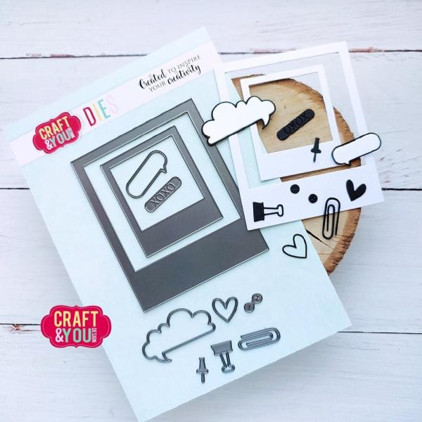 Craft & You Design - Stanzschablone "Polaroid Frame" Dies