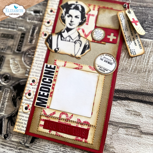 Elizabeth Craft Designs - Stanzschalone "Page Pocket Page Fillers 3 - Full Size" Dies