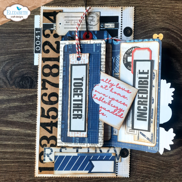 Elizabeth Craft Designs - Stanzschalone "Tag Folder" Dies