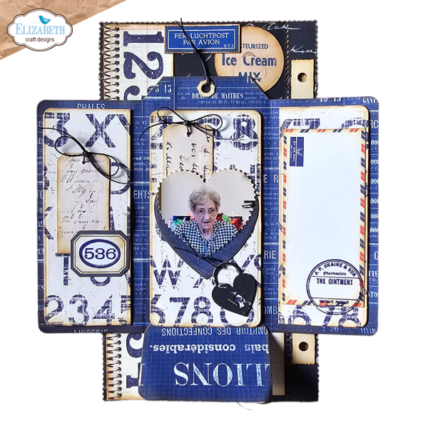 Elizabeth Craft Designs - Stanzschalone "Tag Folder" Dies
