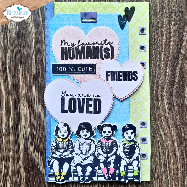 Elizabeth Craft Designs - Stempel & Stanzeschablone "Favorite Humans" Stamp & Dies