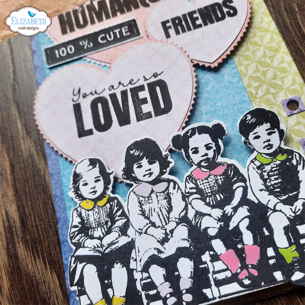 Elizabeth Craft Designs - Stempel & Stanzeschablone "Favorite Humans" Stamp & Dies