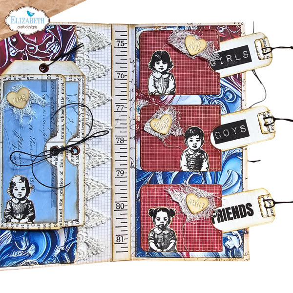 Elizabeth Craft Designs - Stempel & Stanzeschablone "Favorite Humans" Stamp & Dies