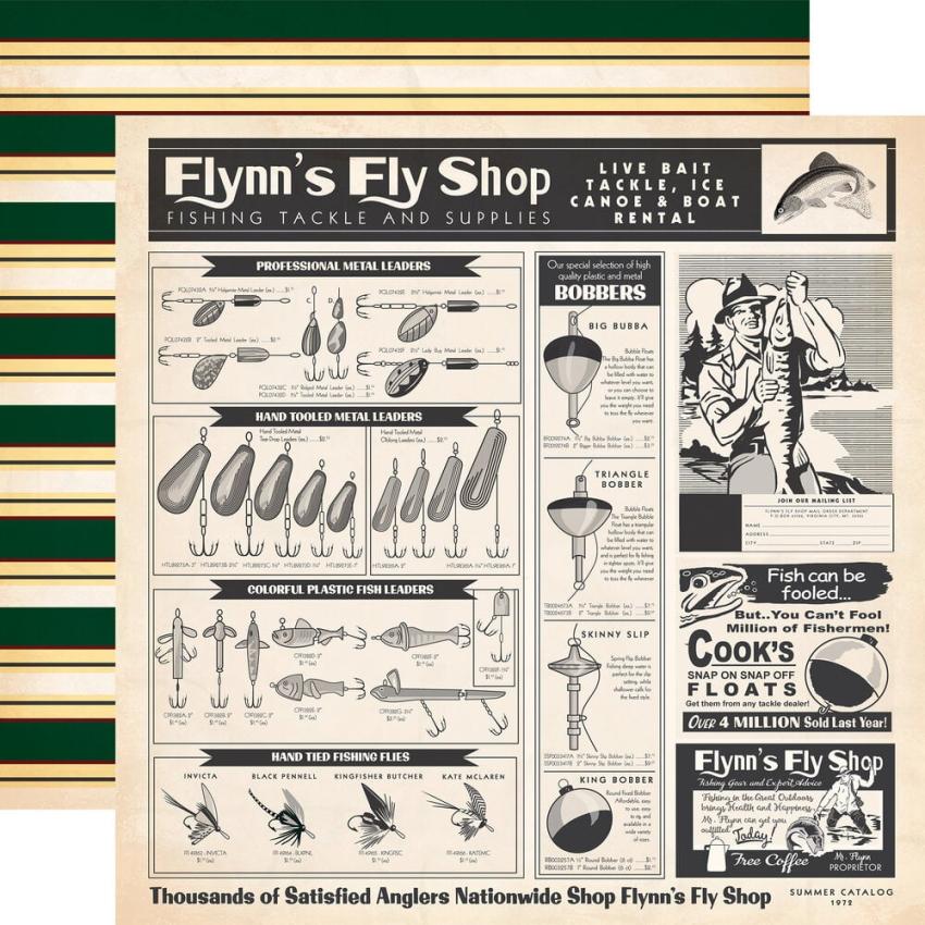 Carta Bella - Designpapier "Gone Fishing" Collection Kit 12x12 Inch - 12 Bogen  
