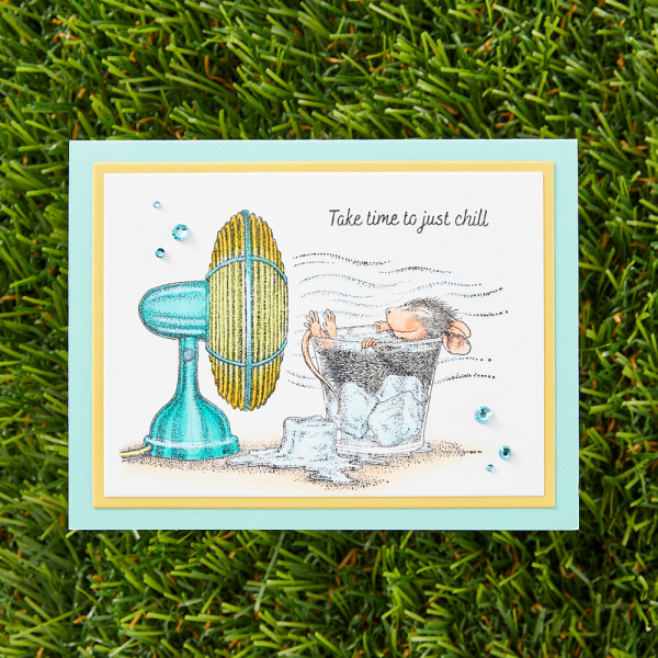 Spellbinders - Gummistempel Set "Stay Cool" Cling Stamp