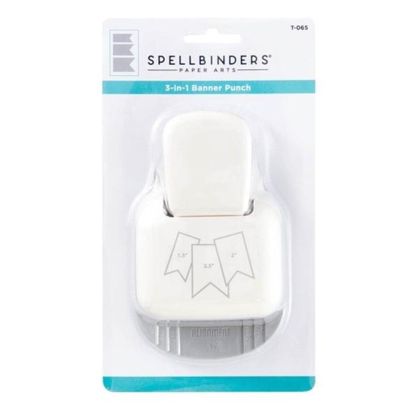 Spellbinders - Motivstanzer Tag´s "3-in-1 Banner Punch" 