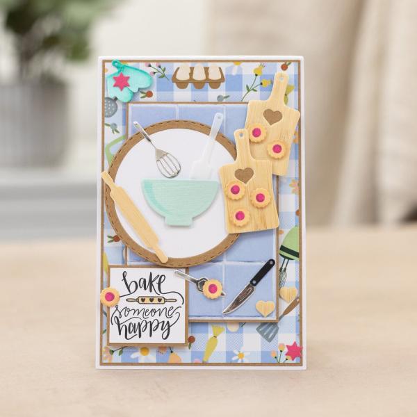 Crafters Companion - Designpapier "Kitchen Collection" Paper Pack 6x6 Inch - 36 Bogen