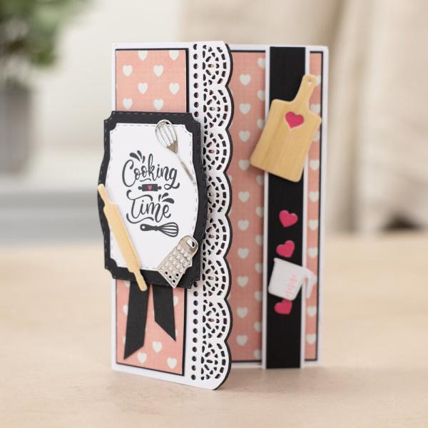 Crafters Companion - Designpapier "Kitchen Collection" Paper Pack 6x6 Inch - 36 Bogen