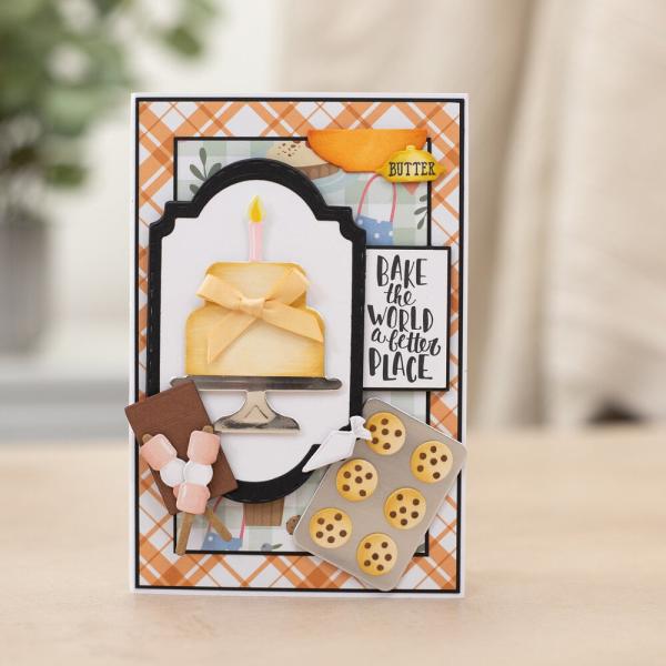 Crafters Companion - Designpapier "Kitchen Collection" Paper Pack 6x6 Inch - 36 Bogen