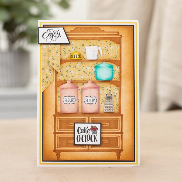 Crafters Companion - Designpapier "Kitchen Collection" Paper Pack 6x6 Inch - 36 Bogen