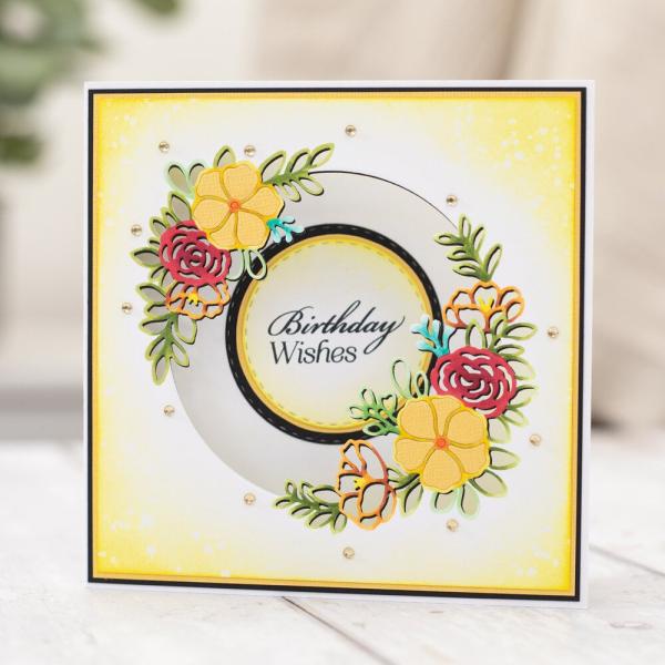 Crafters Companion - Stempelset & Stanzschablone "Bloom & Grow" Stamp & Dies