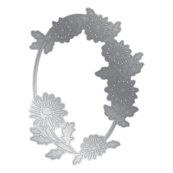 Crafters Companion - Stempelset & Stanzschablone "Live Life in Full Bloom" Stamp & Dies