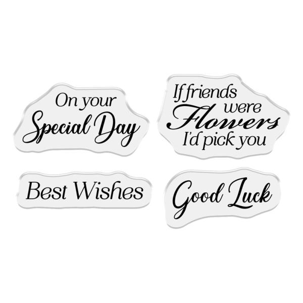 Crafters Companion - Stempelset & Stanzschablone "On Your Special Day" Stamp & Dies