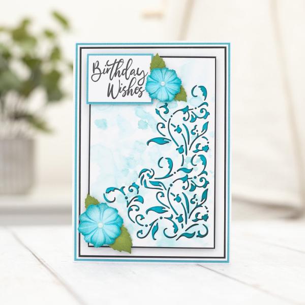 Crafters Companion - Stanzschablone "Elegant Flourish" Dies