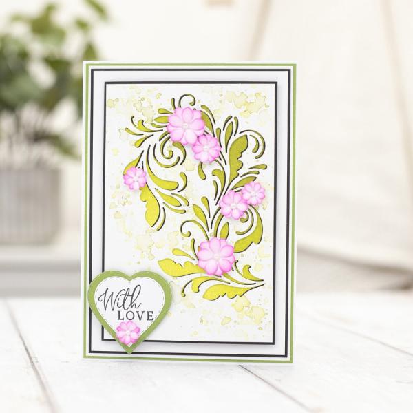 Crafters Companion - Stanzschablone "Fancy Flourish" Dies