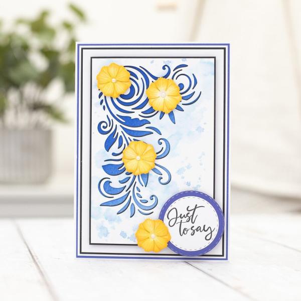 Crafters Companion - Stanzschablone "Opulent Flourish" Dies
