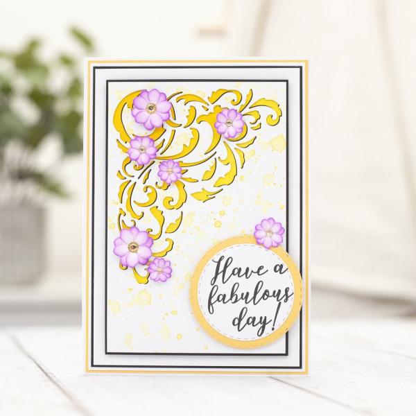 Crafters Companion - Stanzschablone "Ornate Flourish" Dies