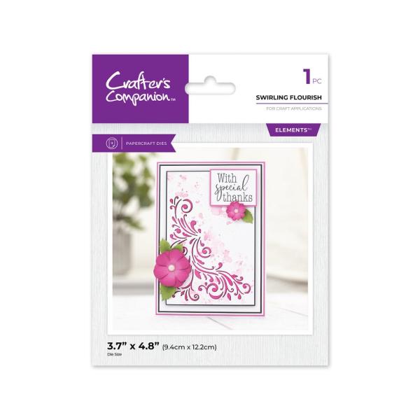 Crafters Companion - Stanzschablone "Swirling Flourish" Dies
