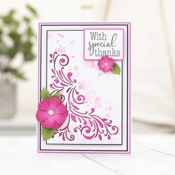 Crafters Companion - Stanzschablone "Swirling Flourish" Dies
