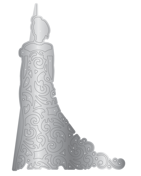 Crafters Companion - Stanzschablone "Off to the Ball" Dies