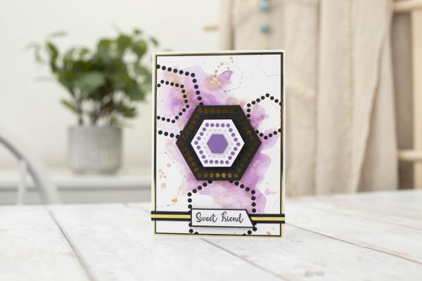 Crafters Companion - Stanzschablone "Nesting Hexagons" Dies
