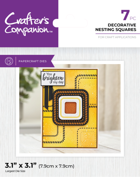 Crafters Companion - Stanzschablone "Nesting Squares" Dies