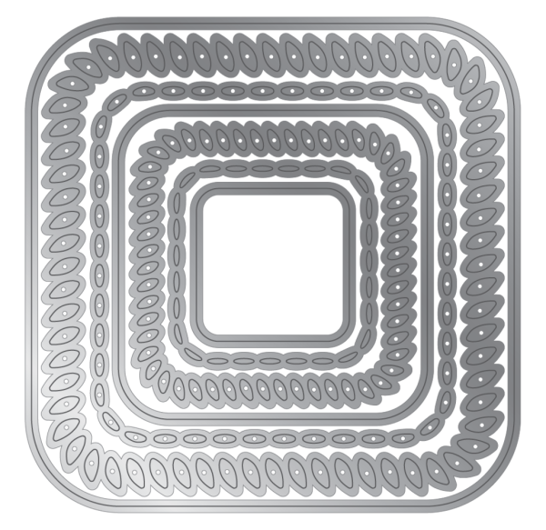 Crafters Companion - Stanzschablone "Nesting Squares" Dies