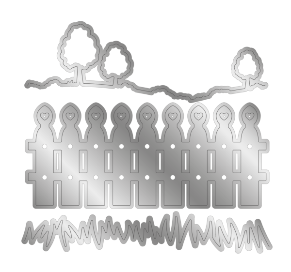 Crafters Companion - Stanzschablone "Pretty Pickett Fence" Dies