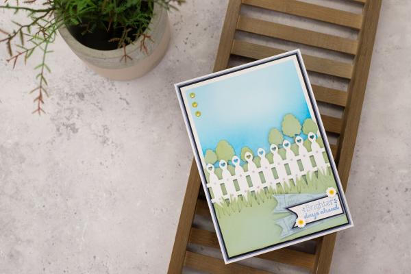 Crafters Companion - Stanzschablone "Pretty Pickett Fence" Dies