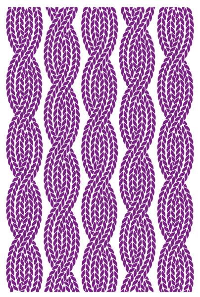 Crafters Companion - Prägefolder "Twisted Knot" 2D Embossingfolder