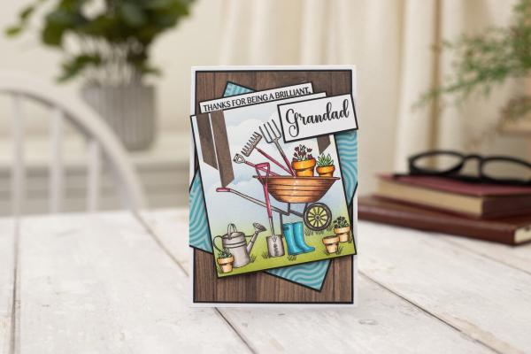 Crafters Companion - Stempel "Garden Time" Clear Stamps
