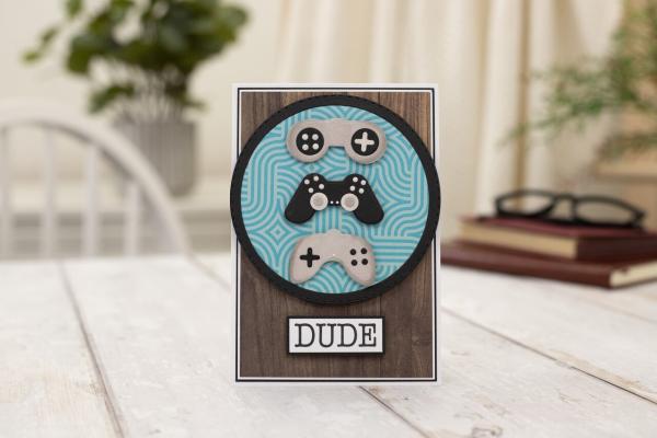 Crafters Companion - Stanzschablone "Games Dude" Dies