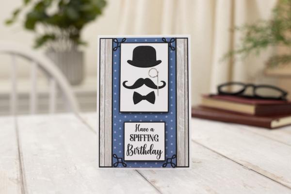 Crafters Companion - Stanzschablone "Mustache Man" Dies