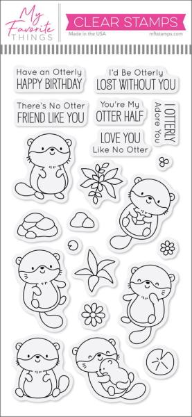 My Favorite Things - Stempelset "Adorable Otters" Clear Stamps