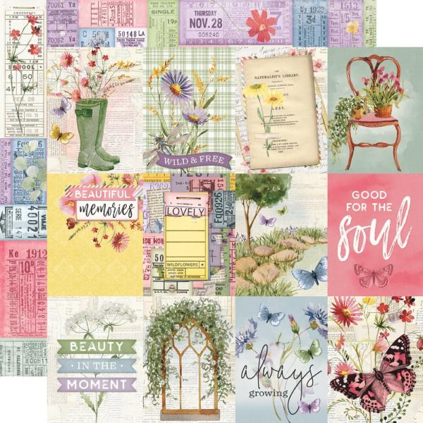 Simple Stories - Collections Kit "Simple Vintage Meadow Flowers" 12 Bogen Designpapier