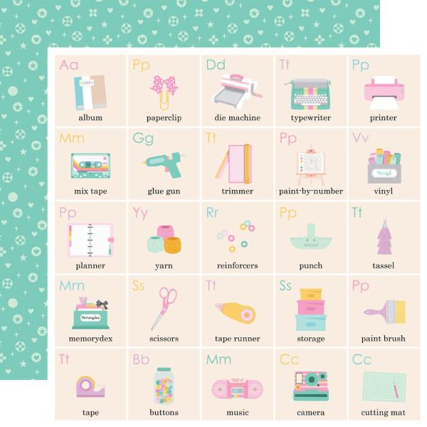 Simple Stories - Collections Kit "Crafty Things" 12 Bogen Designpapier