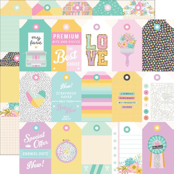 Simple Stories - Collections Kit "Crafty Things" 12 Bogen Designpapier